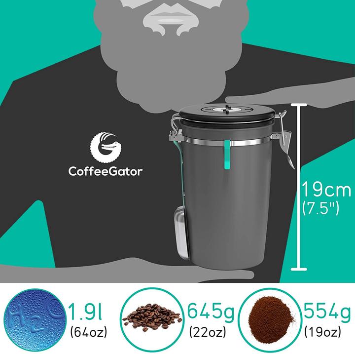 Produktbild Coffee Gator Kaffeedose 1,9L (1.90 l)