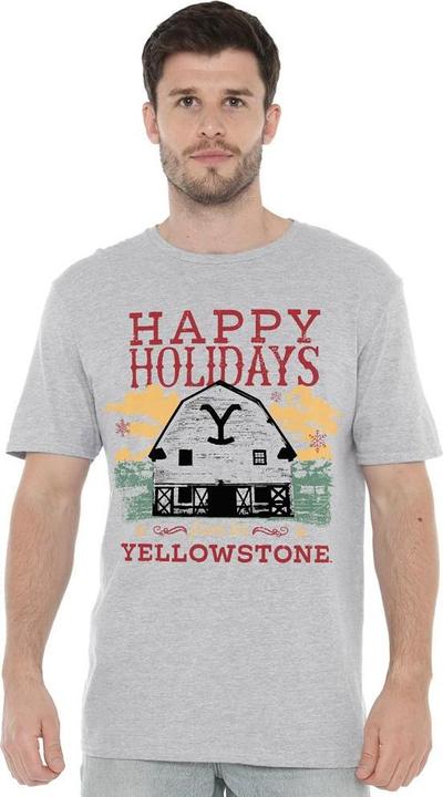 Produktbild Yellowstone Happy Holidays TShirt weihnachtliches Design (XL)