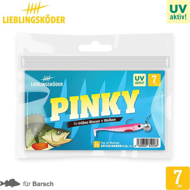 Actual product image Lieblingsköder Pinky (murky water, clouds) (7 cm)