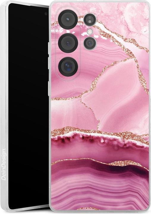 Produktbild DeinDesign Silikon Hülle für Samsung Galaxy S25 Ultra Handyhülle Case Smartphone Schutzhülle Glitzer Look (Samsung Galaxy S25 Ultra)