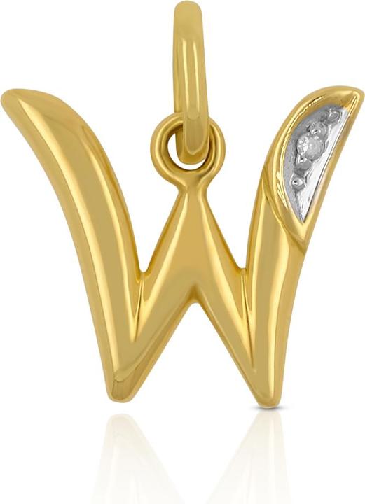 Produktbild Muau Buchstabe (750, 18K Gelbgold, Weissgold)