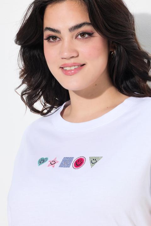 Immagine prodotto Angel of Style T-Shirt, Komfort Fit, verzierte Smileys (52)