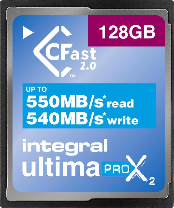 Image du produit Integral Memory Cfast Ultima Pro X2 (128 Go, CFast 2.0)