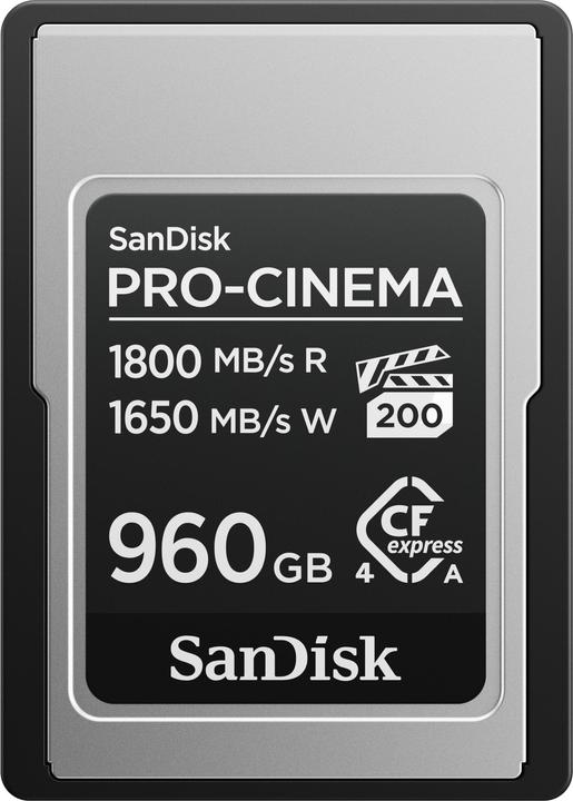 Productafbeelding Sandisk PRO-CINEMA CFexpress Type A Card 960GB (960 GB, CFexpress type A)