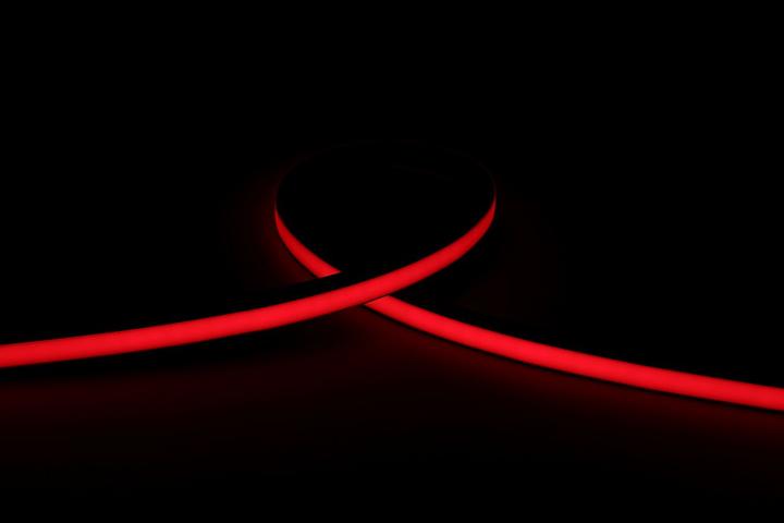 Actual product image Synergy 21 LED Flex Strip NEON Black für Akustik Panele LED RGB IP20 (RGB, 500 cm, Indoor)
