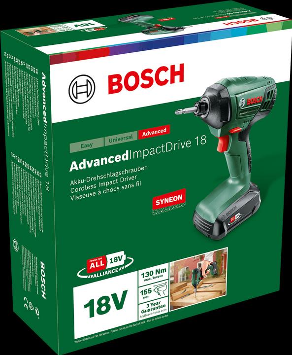 Produktbild Bosch Home & Garden AdvancedImpactDrive 18 (Akkubetrieb)