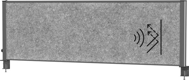 Immagine prodotto Maul Divisorio da tavolo MAULconnecto Uplight 160x50cm Acoustic d.gr/an (160 x 50 cm)