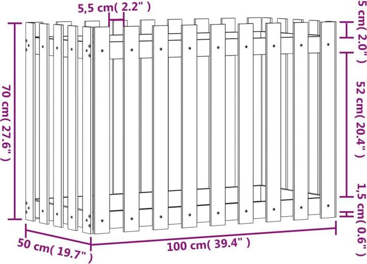 Produktbild vidaXL Hochbeet