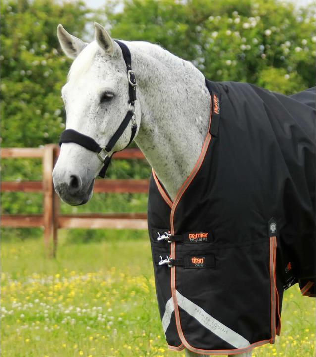 Produktbild Premier Equine outdoor-decke mit halsteil titan 300 g (198 cm)