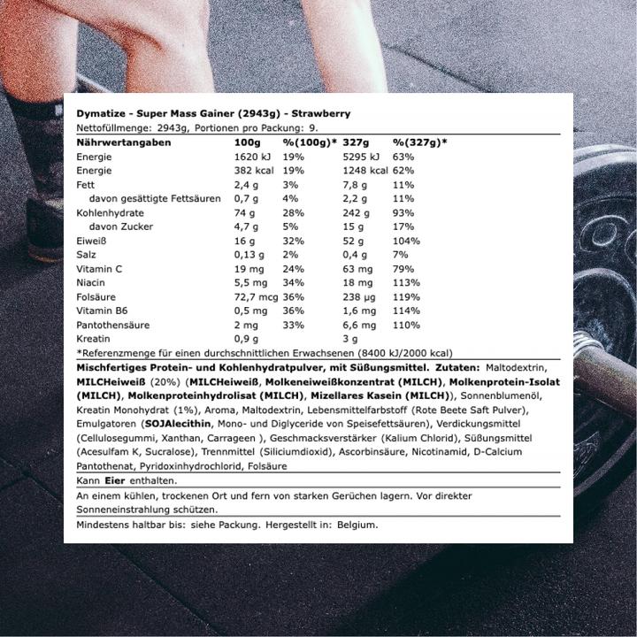 Produktbild Dymatize Super Mass Gainer (2943 g, 1x, Erdbeere)