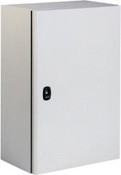 Produktbild Schneider Electric Wandschrank Metall S3D, 800 x 800 x 250 mm HxBxT RAL7035 mit Montageplatte, IP66 (80 cm, 80 cm)