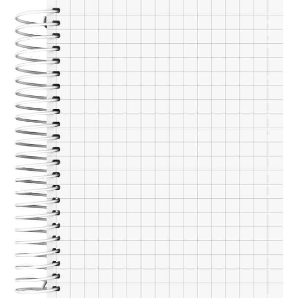 Produktbild Brunnen Collegeblock Student DIN A6 kariert 70g/m² Karton rot 160 Bl. (A6, Kariert)