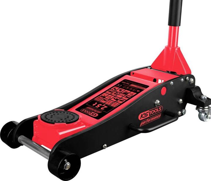 KS Tools - performance Hydraulischer Aluminium-Wagenheber, 2500 kg, Hubhöhe: 100-450 mm