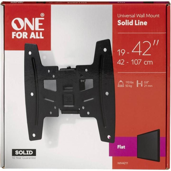 Image du produit One for All Solid WM4211 (Mur, 50 kg, 19" - 42")