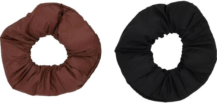 Immagine prodotto Trisa Scrunchie Set Braun/Schwarz (Set di cravatte per capelli)