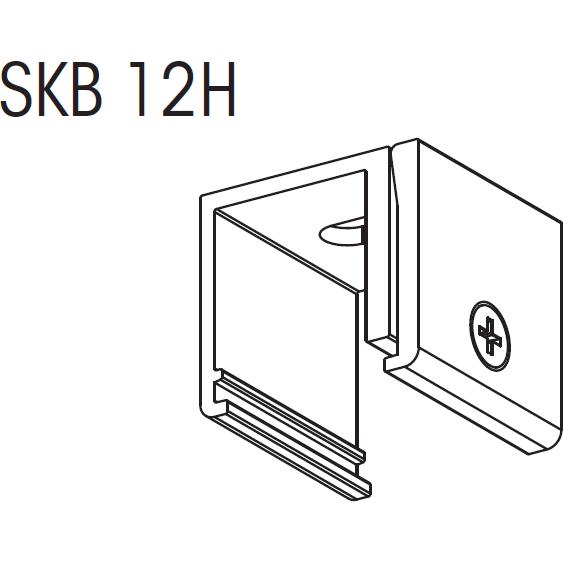 Nordic, Zubehör Beleuchtung, Global Trac Schienenklammer Höhe 29 mm SKB12H-1 grau
