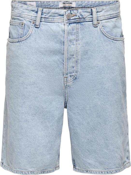Only & Sons ONSFADE Mittlere Taille Locker geschnitten Shorts Jeans-Shorts (L)
