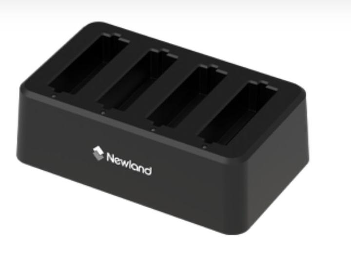 Actual product image Newland 4-Slot Battery Charger For Mt90 Series Includes Adapter W/ Uk An