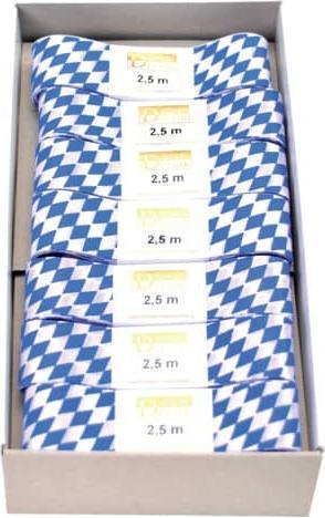 Actual product image Goldina Decorative tape rhombus 25mmx2,5m ws/bl (1x)