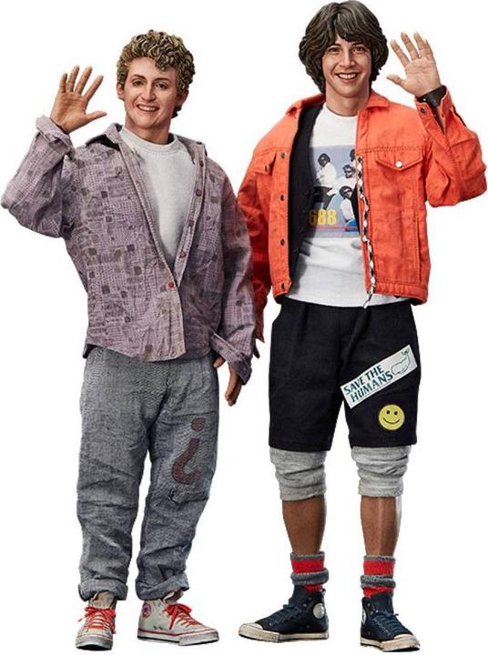 Actual product image Blitzway Bill & Ted's crazy journey through time "Bill & Ted" action figures double pack