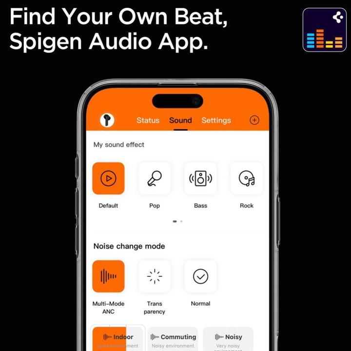 Produktbild Spigen TWS Headphones SA2401 ANC PRO black (ANC, 8 h, Kabellos)