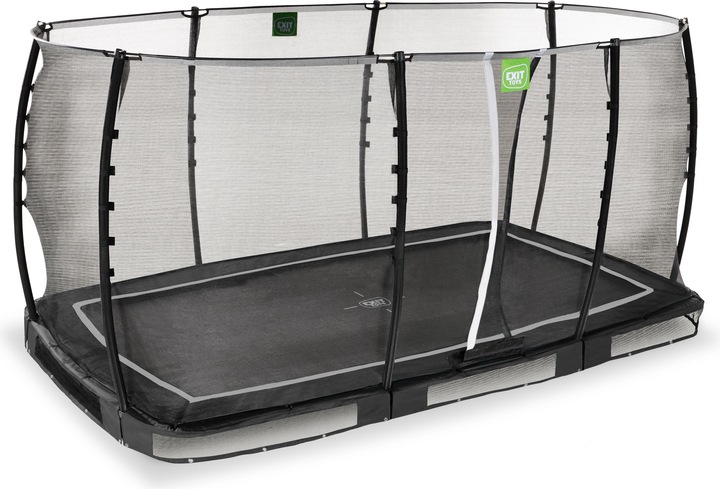 Produktbild Exit Allure Classic Bodentrampolin 244x427cm - schwarz (266 cm)