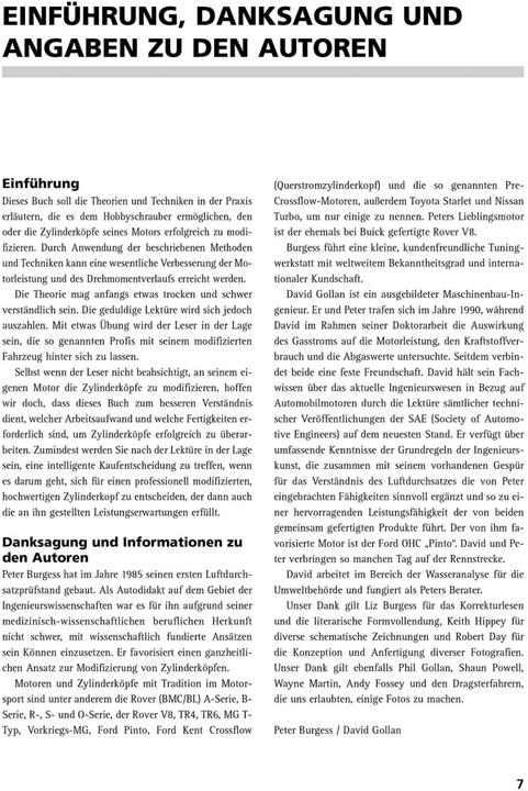Produktbild Praxishandbuch Zylinderköpfe (Deutsch, Peter J. Burgess, 2005)