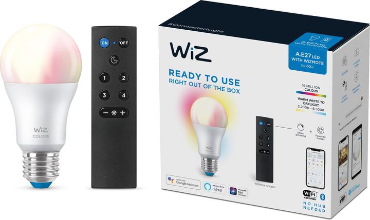 Actual product image WiZ Tunable (E27, 8 W, 806 lm, 1 x, F)