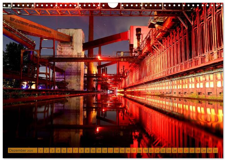 Image du produit RUHRPOTT LICHTER (Wandkalender 2025 DIN A3 quer), Monatskalender (A3)