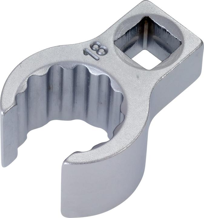 Actual product image HAZET Ring spanner, double hex, open 848Z-18 - Square hollow 10 mm (3/8 in.) - Auss (18 mm)