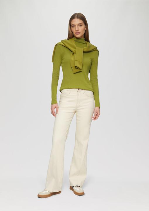 Actual product image S.Oliver T-Shirt Elastisches Langarmshirt mit Rollkragen (48)