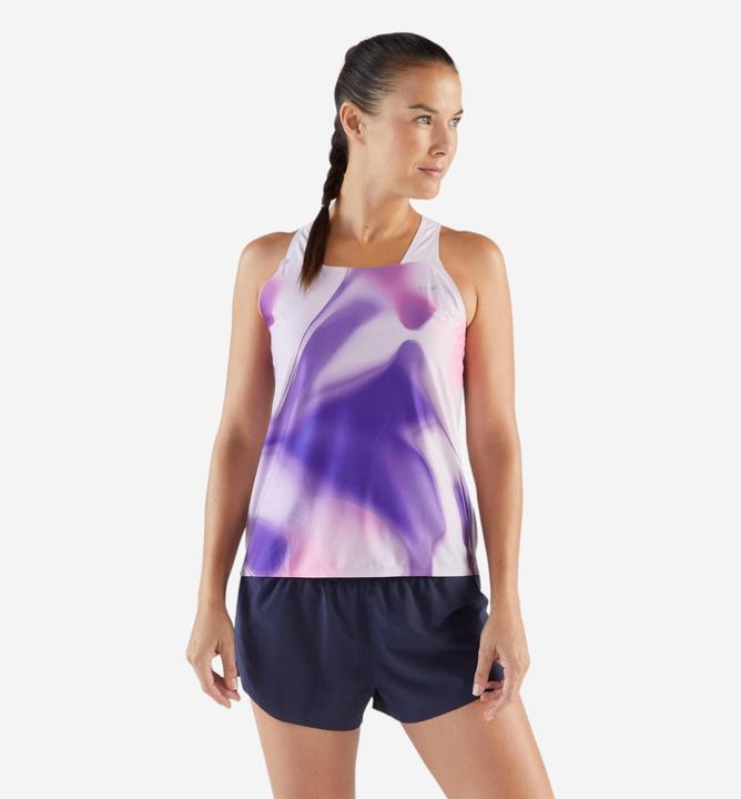 Image du produit Kiprun Débardeur de Running léger Femme - Run 900 Light violet mauve imprimé (M)