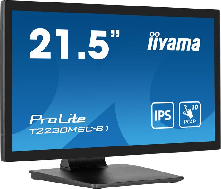 Immagine prodotto iiyama T2238MSC-B1/21,5" Proiettivo Capacitivo (1920 x 1080 pixel, 21.50")