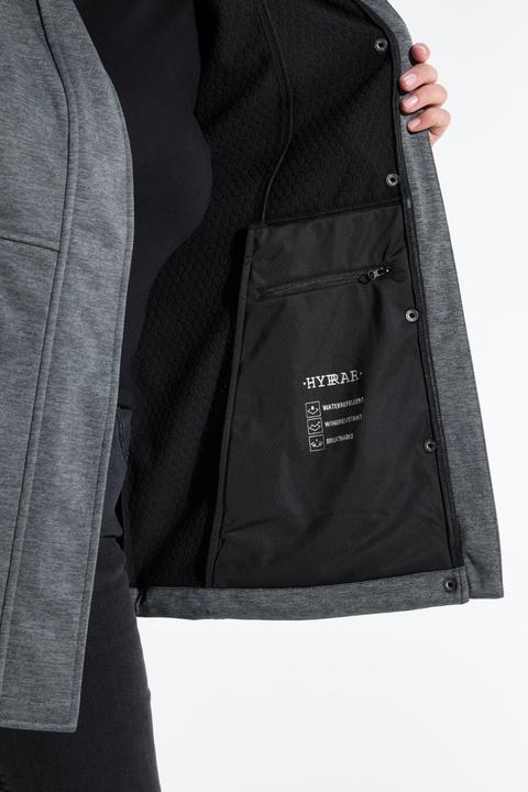 Produktbild Ulla Popken HYPRAR Softshelljacke, wasserdicht, Kapuze, 2-Wege-Zipper (56)