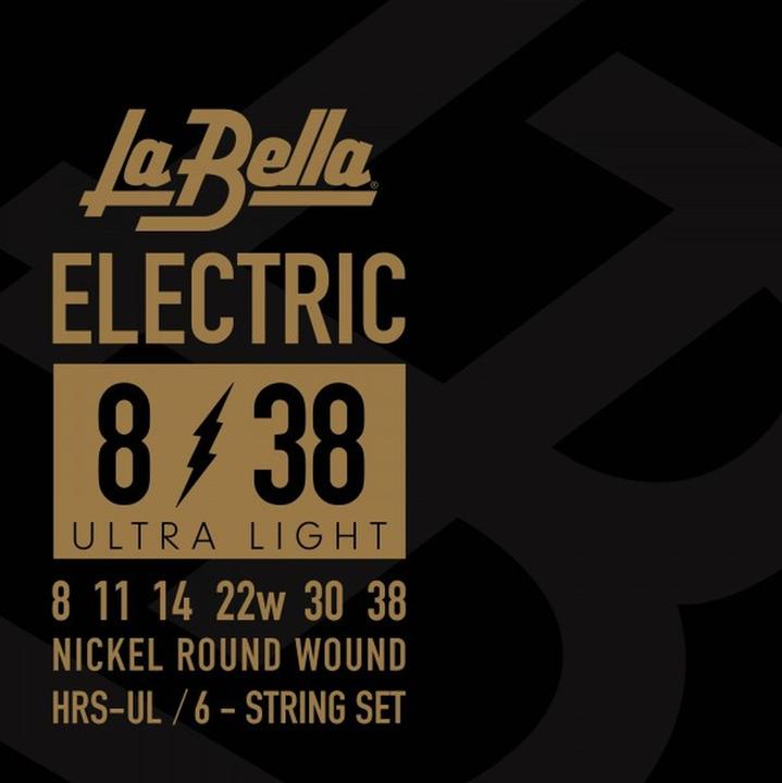 Produktbild La Bella HRS-UL Ultra Light 008/038 (6x, E-Gitarre, 0.04")