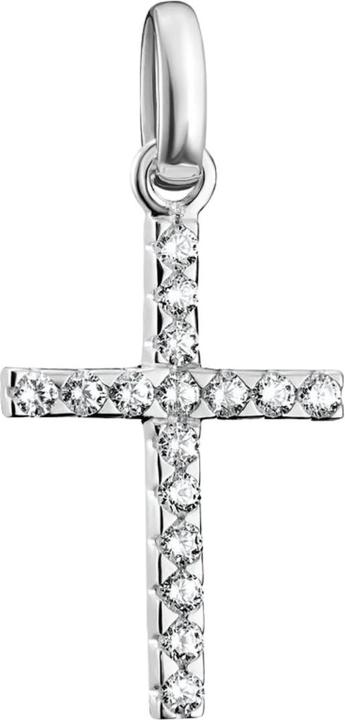 Immagine prodotto Thomas Sabo Charm-Anhänger Kreuz mit Steinen Connect Silber (Argento sterling)