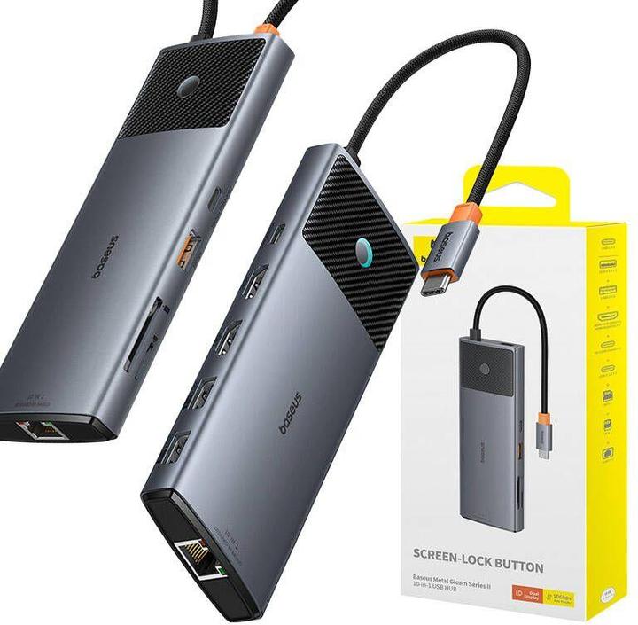 Immagine prodotto Baseus Metal Gleam (USB-C, 10 porte)