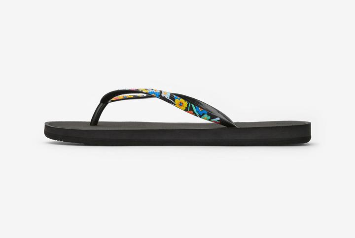 Actual product image Olaian Thong sandals ladies 500 Little Azae black (39, 40)