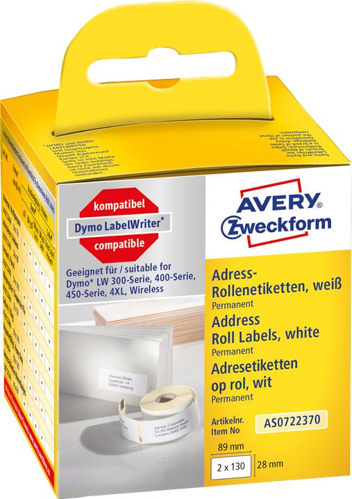 Produktbild Avery Rollenetiketten