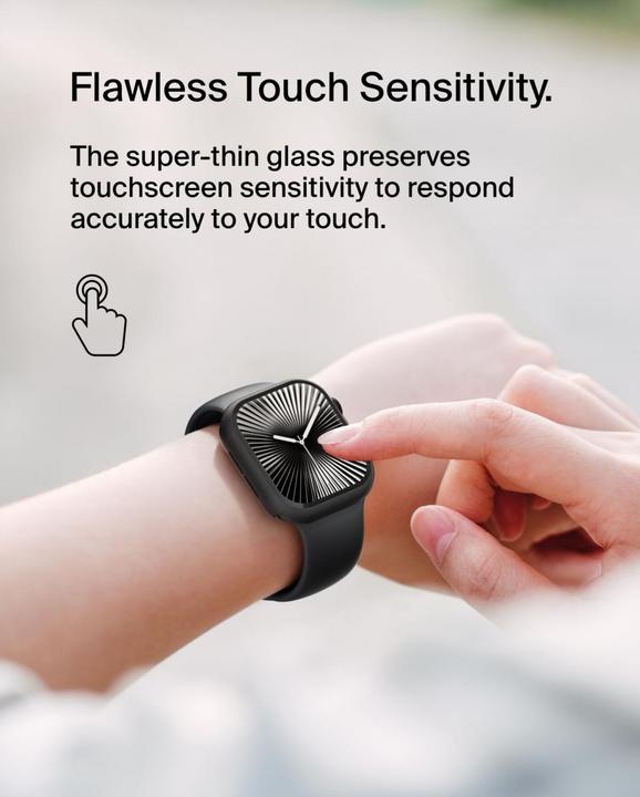 Image du produit Belkin Temperedcurve Bumper Screen Blk 46mm