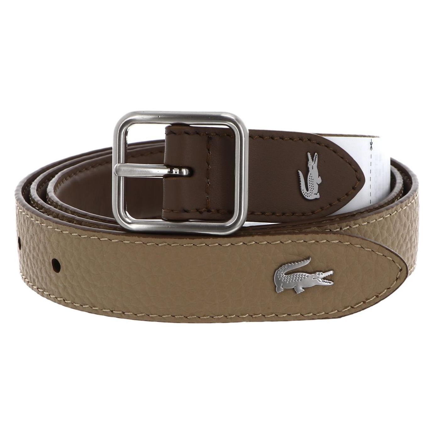 Lacoste, Damen, Gürtel, Elegance Bicolor Reversible Belt, Braun