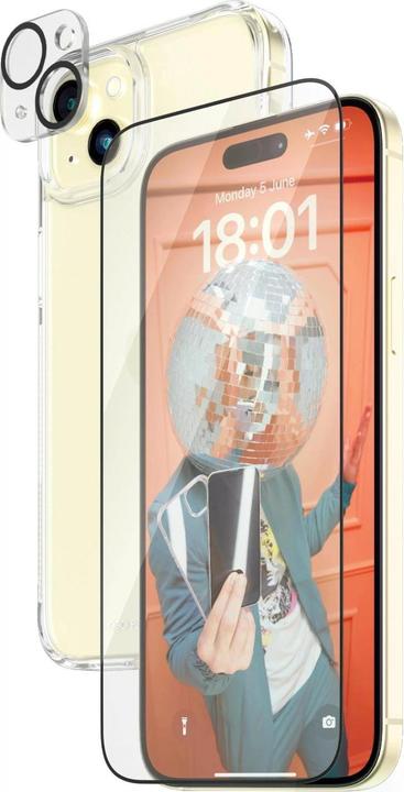 Actual product image PanzerGlass 3-in-1-Pack (1 Piece, Apple iPhone 15 Plus)