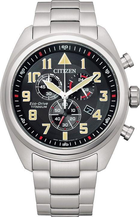 Produktbild Citizen AT2480-81E Eco-Drive Super-Titanium Chronograph 43mm (Chronograph, 42 mm)