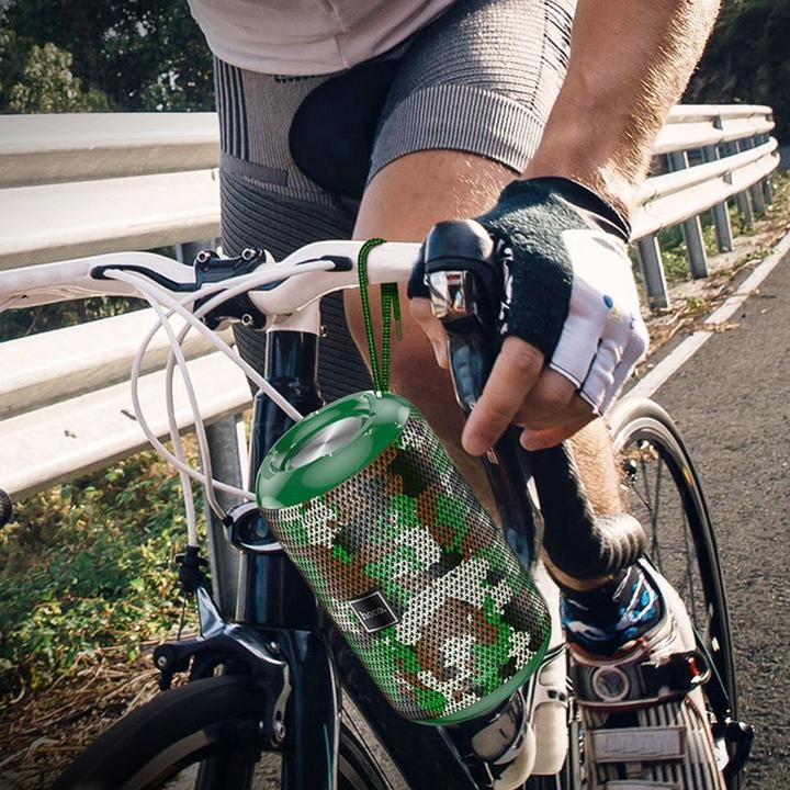 Productafbeelding Hoco Bluetooth speakers wireless speaker HC1 camouflage green (4 h)