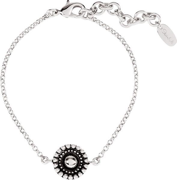Immagine prodotto Steinkult Bracciale "Mandala (20 cm, Ottone argento ossidato)