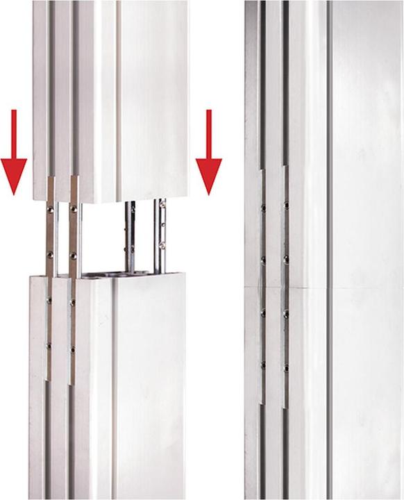 Actual product image b-tech BT8380 - Column - Black - Aluminum - BT8380-BASE / FFB / FSB - 70 mm - 160 mm