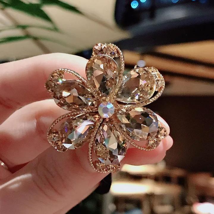 Immagine prodotto Avizar Glänzender Blumen-Haargummi (Elastico per capelli)