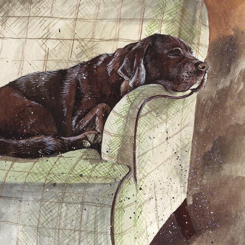 Teka, Sottobicchiere + Sottopentola, Tassenunterlage C126 Buddy the Dog