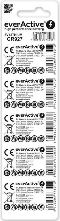 Produktbild Everactive CR927 Lithium (5 Stk., Gerätespezifisch, 30 mAh)
