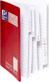 Produktbild Oxford Vokabelheft mit Register A5, 48 Blatt, m. Register A-Z, 90 g/m² (A5, Speziallineatur, Weicher Einband)